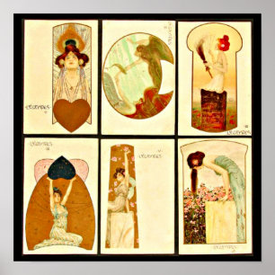 Póster Poster-Clásico/Vintage-Raphael Kirchner 25