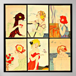 Póster Poster-Clásico/Vintage-Raphael Kirchner 26