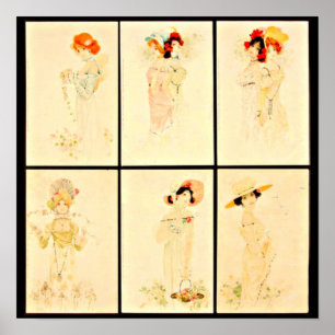 Póster Poster-Clásico/Vintage-Raphael Kirchner 30