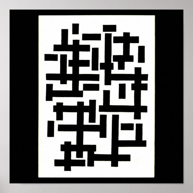 Póster Poster-clásico Vintage-Theo Van Doesburg 12 (Frente)