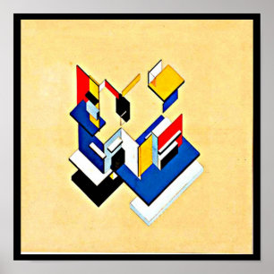 Póster Poster-Clásico Vintage-Theo Van Doesburg 20