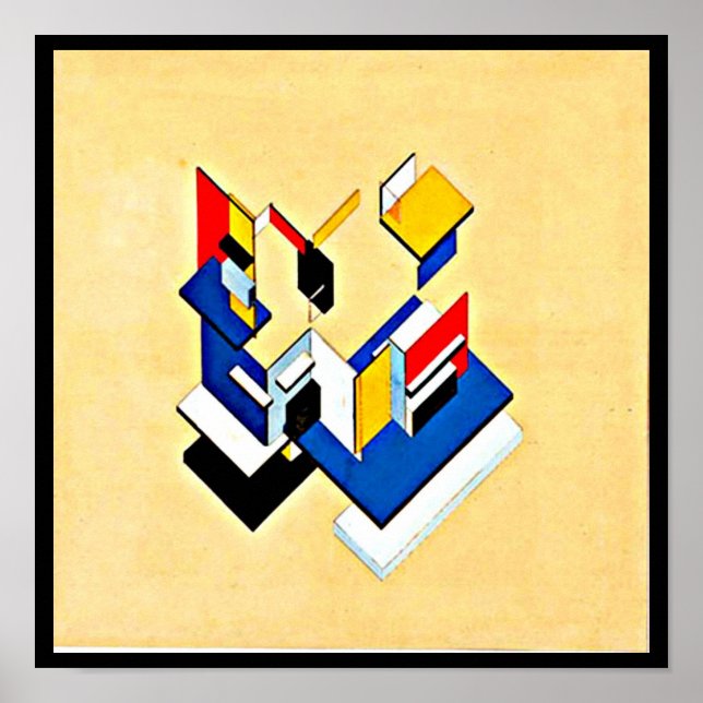 Póster Poster-clásico Vintage-Theo Van Doesburg 20 (Frente)