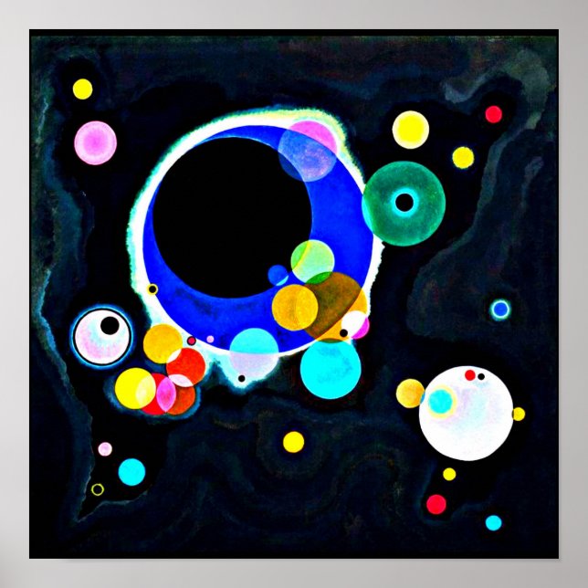 Póster Poster-Clásico/Vintage-Wassily Kandinsky 12 (Frente)