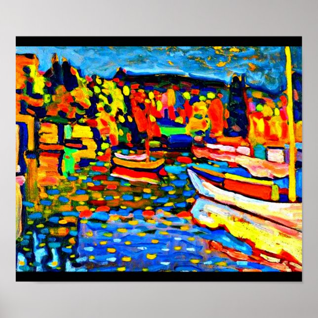 Póster Poster-Clásico/Vintage-Wassily Kandinsky 13 (Frente)