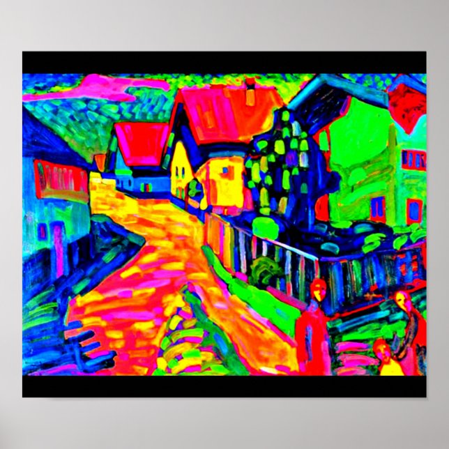 Póster Poster-Clásico/Vintage-Wassily Kandinsky 29 (Frente)