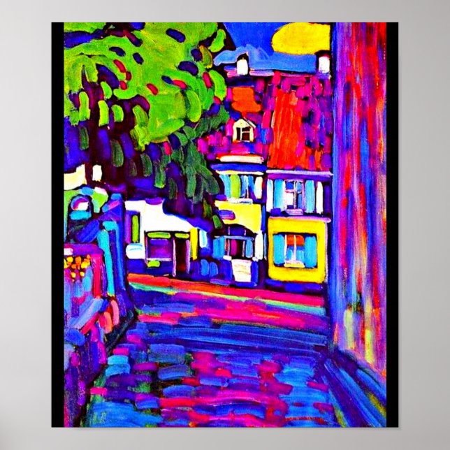 Póster Poster-Clásico/Vintage-Wassily Kandinsky 7 (Frente)