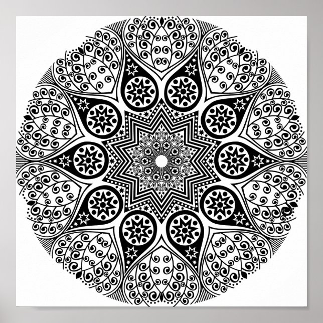 Póster Poster Classy Mandala (Frente)