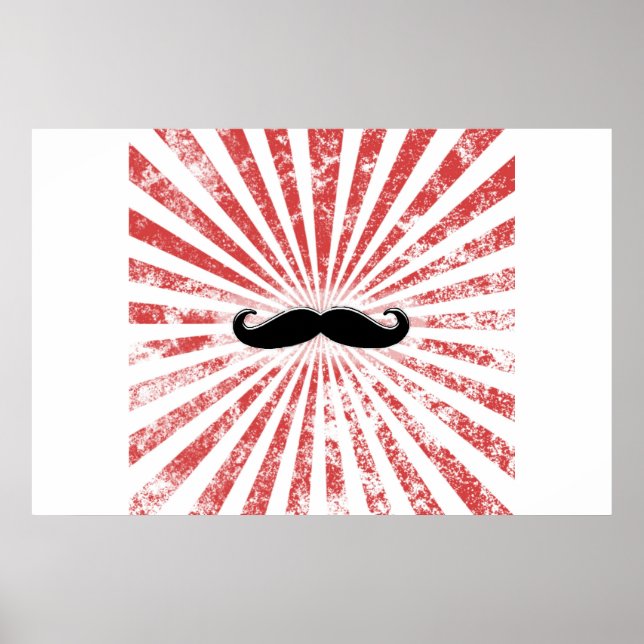 Póster Poster Classy Mustache (Frente)