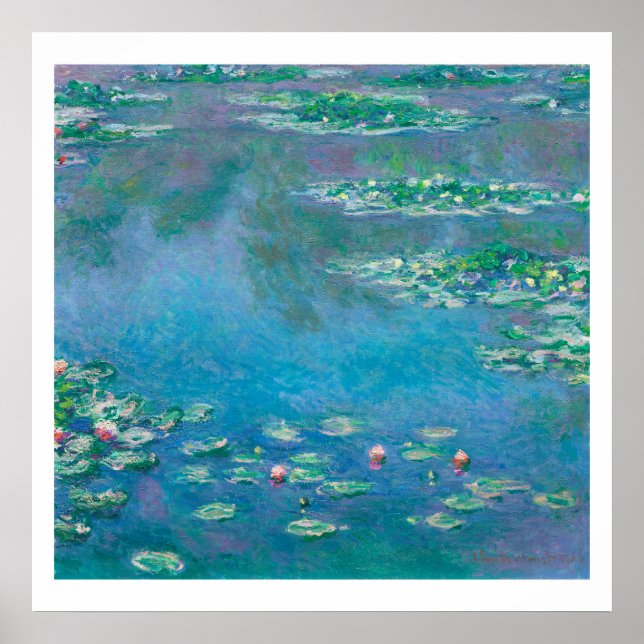 Póster poster CLAUDE MONET "WATERLILIES" (Frente)
