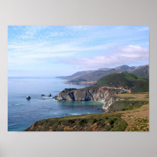 Póster Poster - Coastline near Big Sur