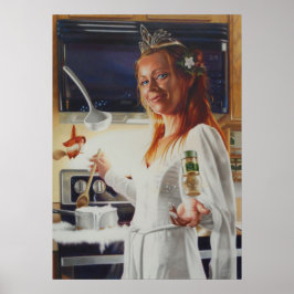 Póster poster "Cocinar con magia"