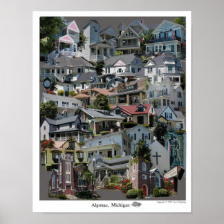 Póster Poster Collage, Algonac Michigan