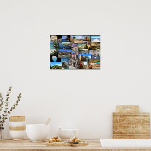 Póster poster collage Mallorca 48x33cm