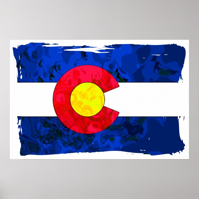 PÓSTER POSTER COLORADO FLAG (Frente)