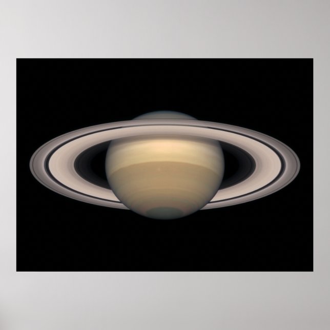 Póster Poster colosal de Saturno - Regalo espacial y astr (Frente)