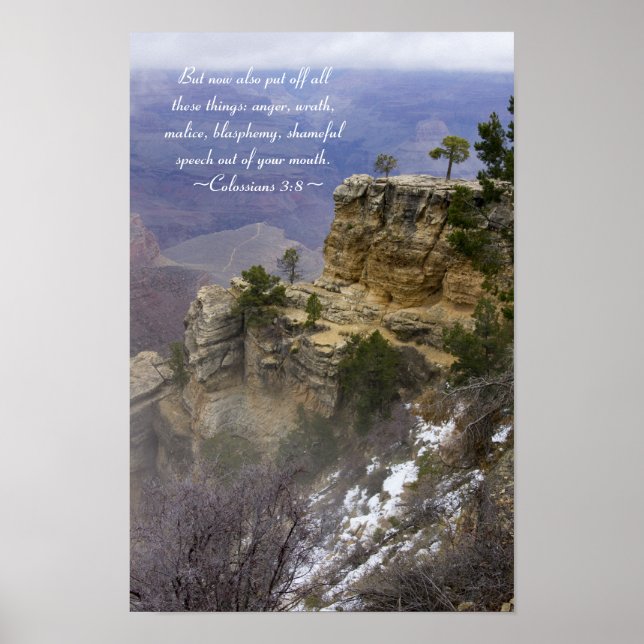 Póster Poster Colossian 3:8 (Frente)