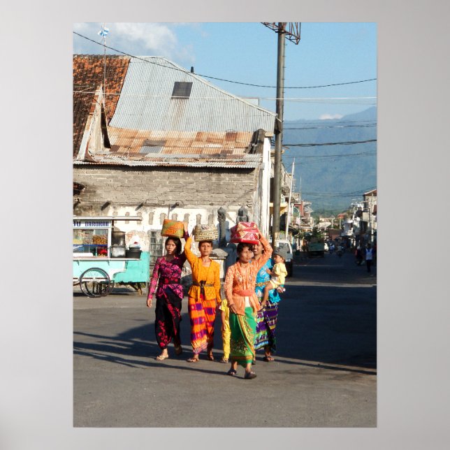 Póster Poster completo (18" x 24") Singaraja Bali Indones (Frente)