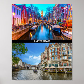Póster Poster con Ámsterdam