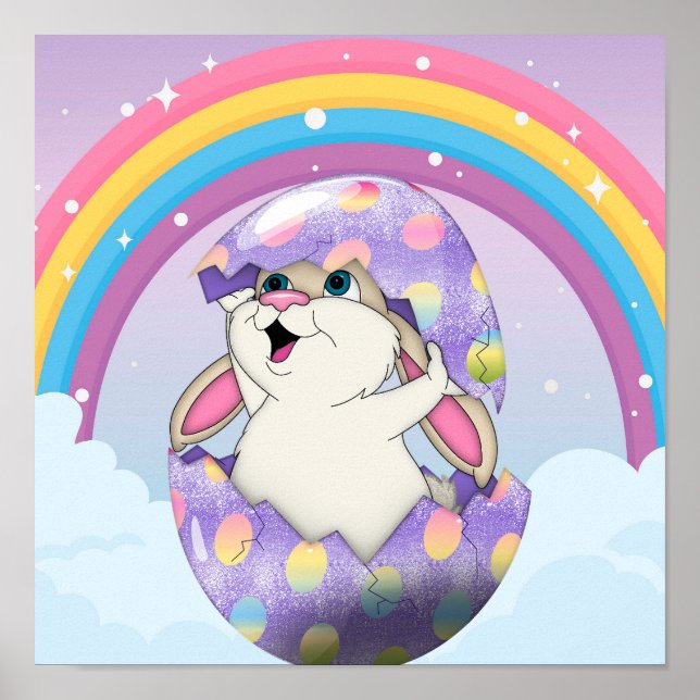 Póster Poster con arco iris (Frente)