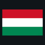 Póster Poster con bandera de Hungría<br><div class="desc">Hermoso poster enorme con bandera de Hungría. Este producto es su personalizable.</div>