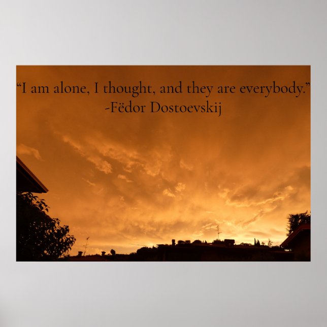 Póster Poster con cita. (Frente)