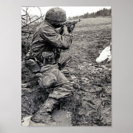 Póster Poster con el Ejército de Estados Unidos en Vietna