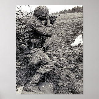 Póster Poster con el Ejército de Estados Unidos en Vietna