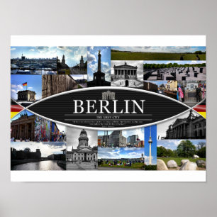Póster Poster con escenas de Berlín