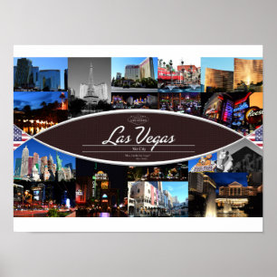Póster Poster con escenas de Las Vegas