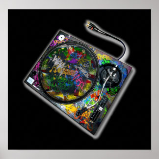 Póster Poster con etiqueta girable