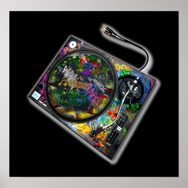 Póster Poster con etiqueta girable (Frente)