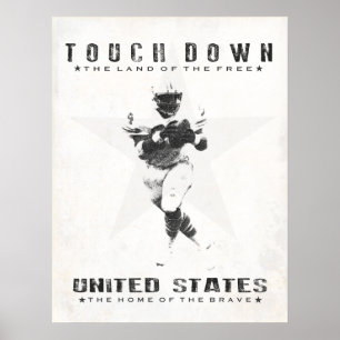 Póster Poster con Guay Football Print