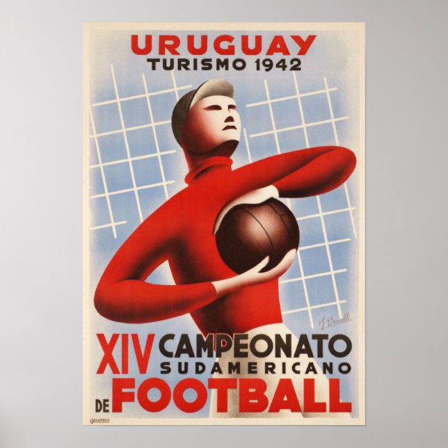 Póster Poster con imprenta de Copa de América (Frente)