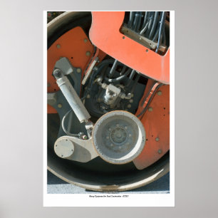 Póster Poster con la abstracción de la máquina