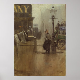 Póster Poster con la pintura de Anders Zorn