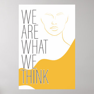 Póster Poster con mensaje Inspirador