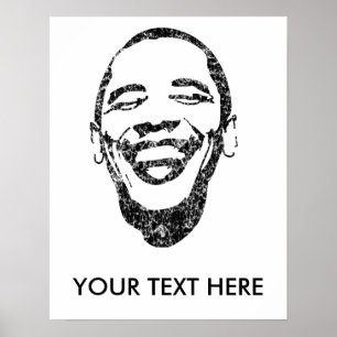 Póster Poster con problemas de sonrisa infecciosa