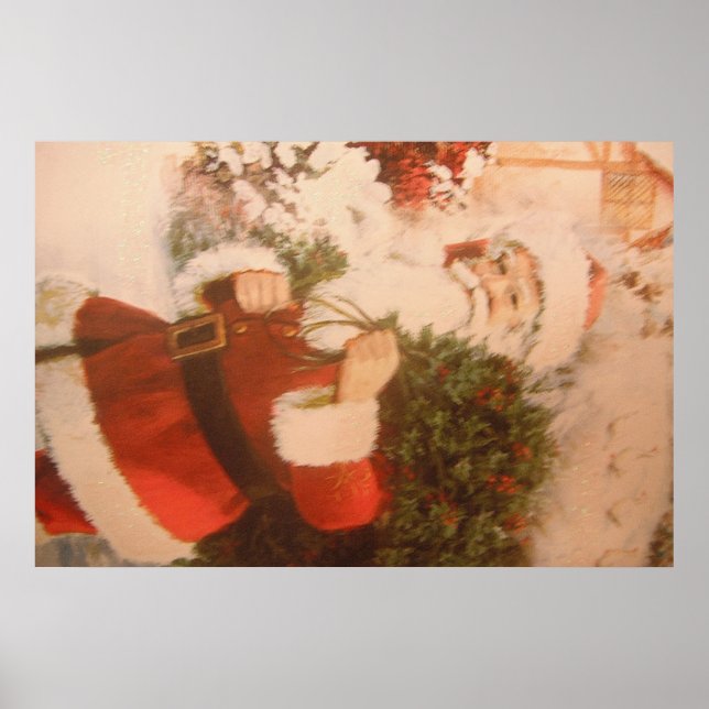 Póster Poster con Santa (Frente)