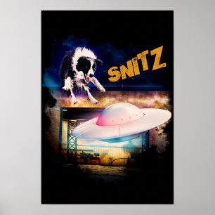 Póster poster con Snitz de la reparación de Bob's Saucer