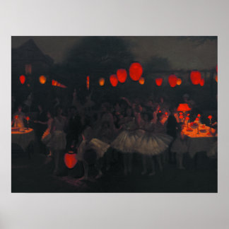 Póster Poster con Thomas Cooper Gotch Painting