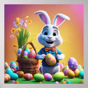 Póster Poster Conejo de Pascua