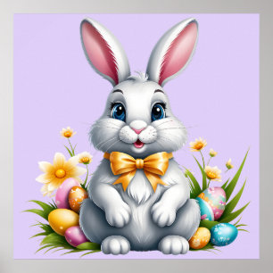 Póster Poster Conejo de Pascua
