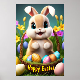 Póster Poster Conejo de Pascua (1)