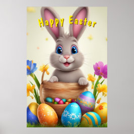 Póster Poster Conejo de Pascua (2)
