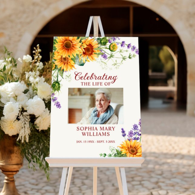 Póster Poster conmemorativo de Sunflowers y Lavender Phot (Subido por el creador)