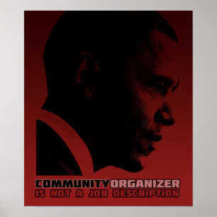 Póster Poster conservador "Obama"