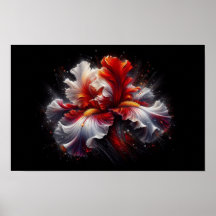 Poster Contemporáneo de Flor Iris