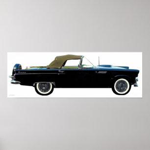 Póster poster CONVERTIBLE DE T-BIRD DE 1956