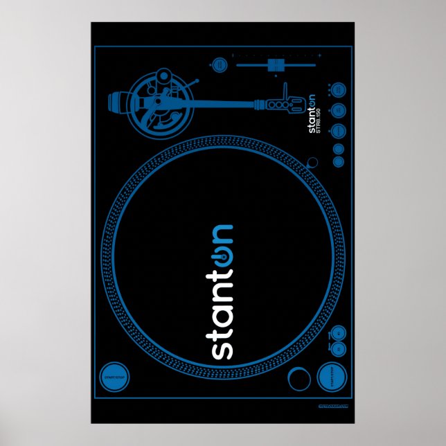 Póster Poster convertible Stanton - DJ Disk Jockey Vinyl (Frente)