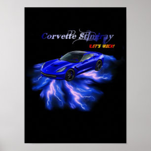 Póster Poster: Corvette de Chevy